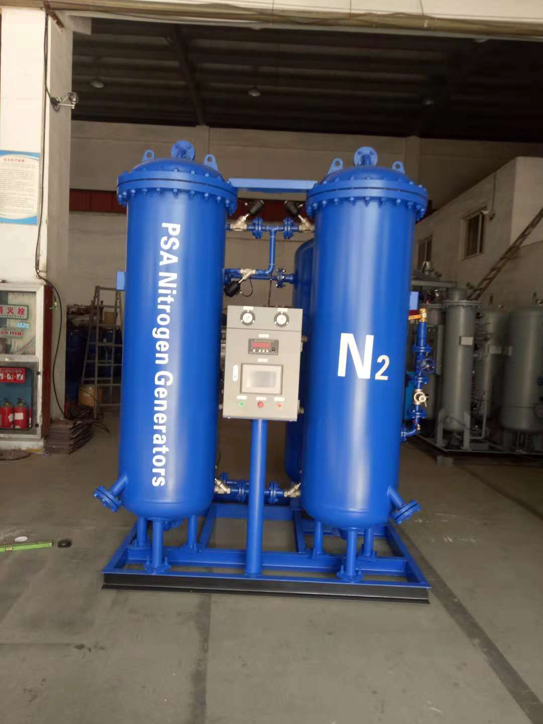 恭贺上海某化工厂家50立方高纯制氮机出厂交付