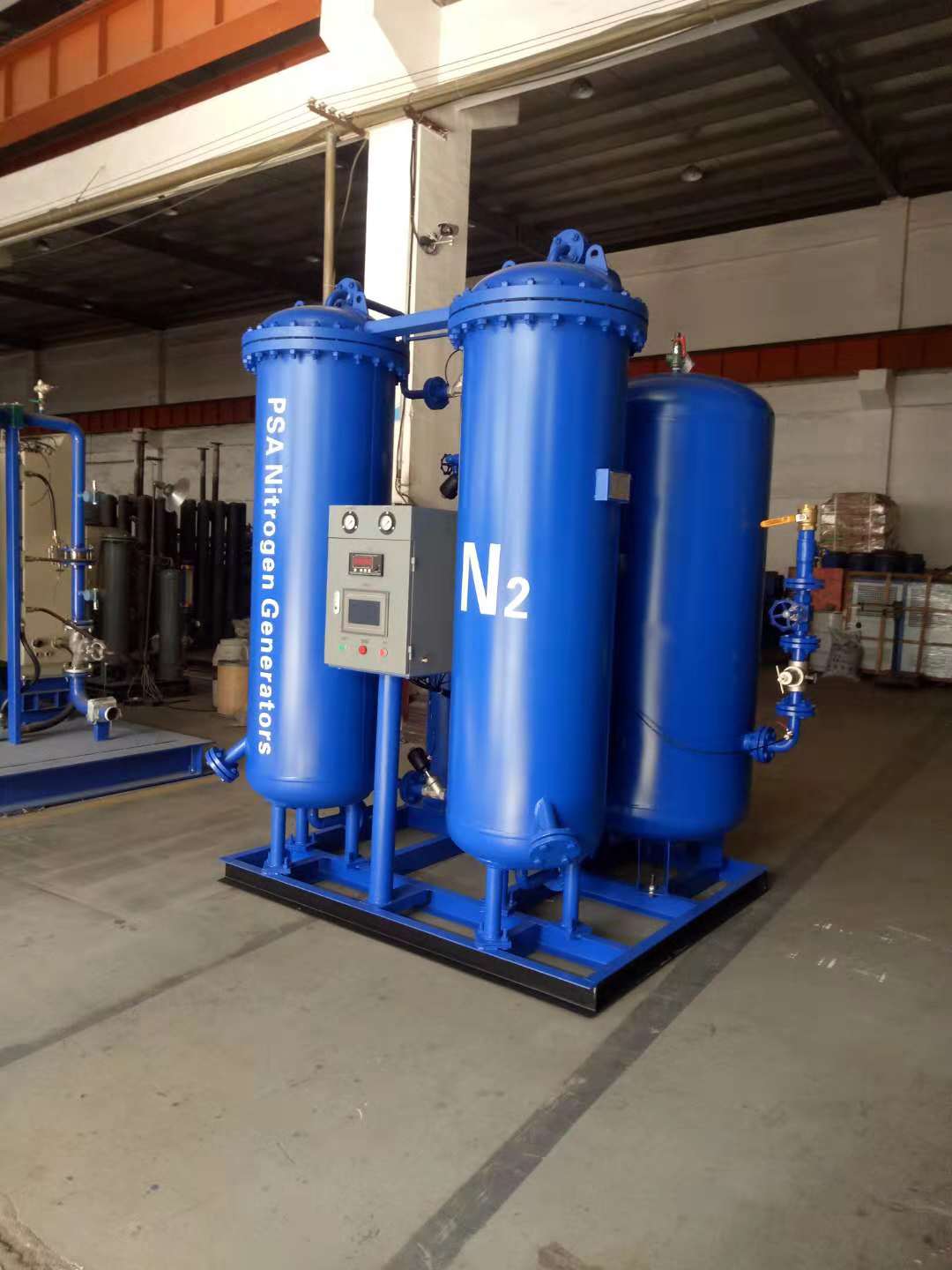 恭贺上海某化工厂家50立方高纯制氮机出厂交付